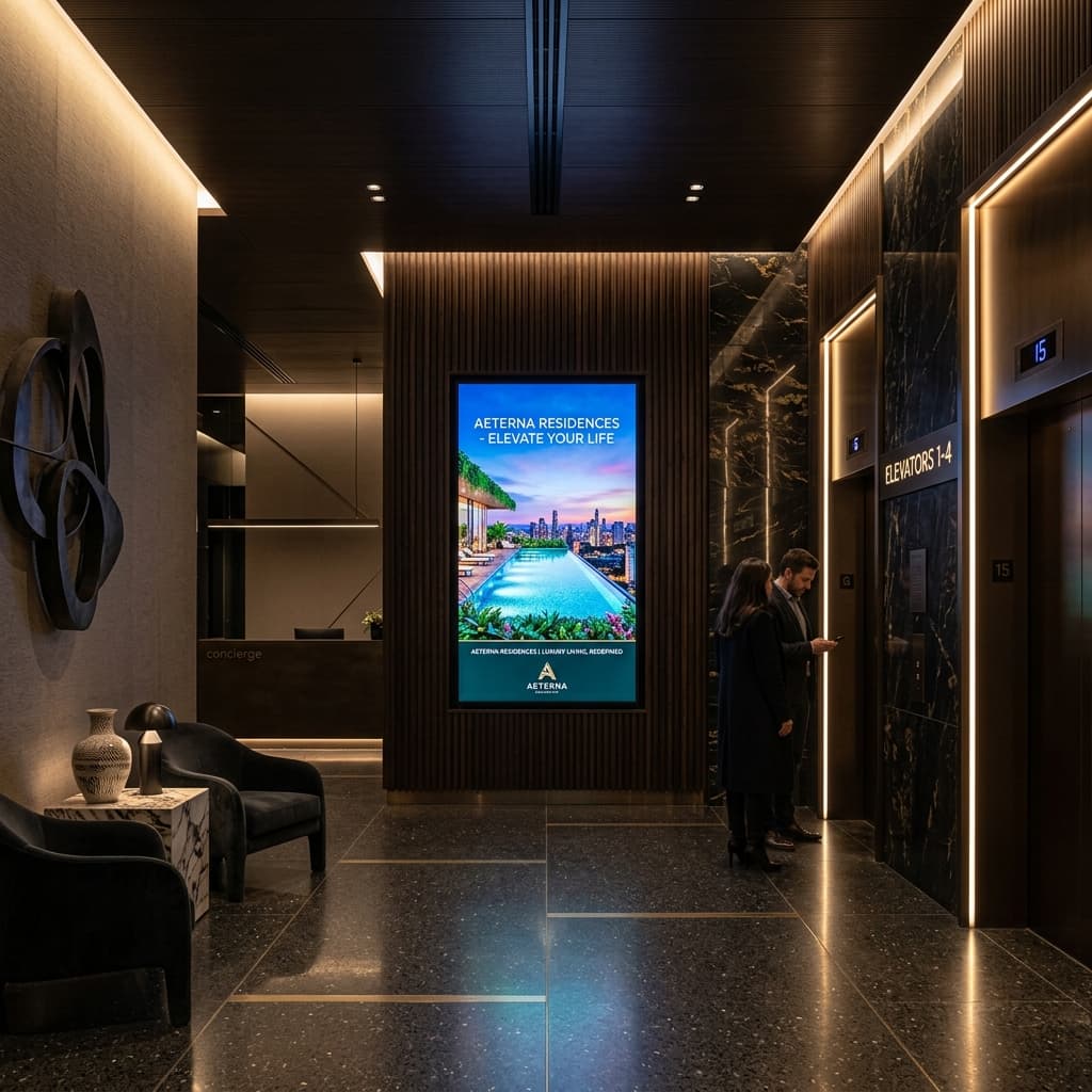 Apartment Screen Ads