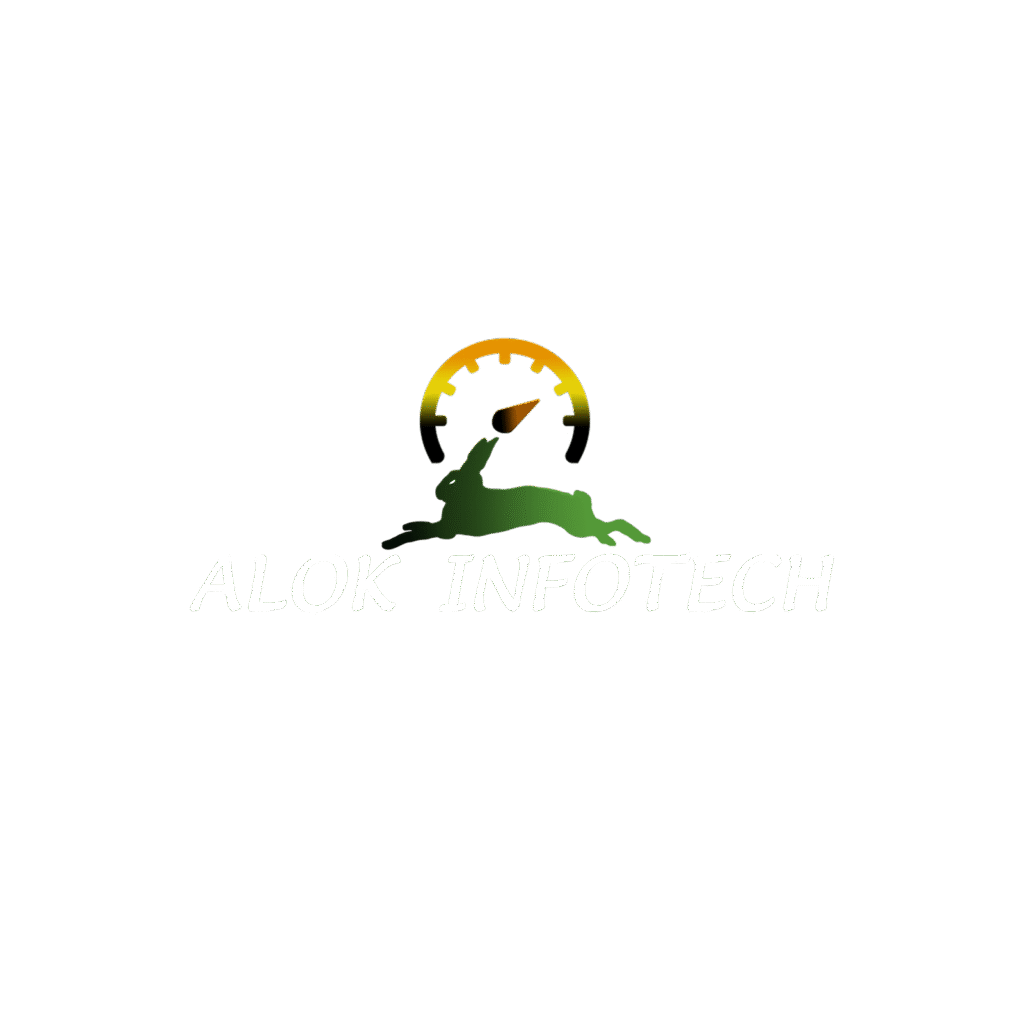 Alok Logo White