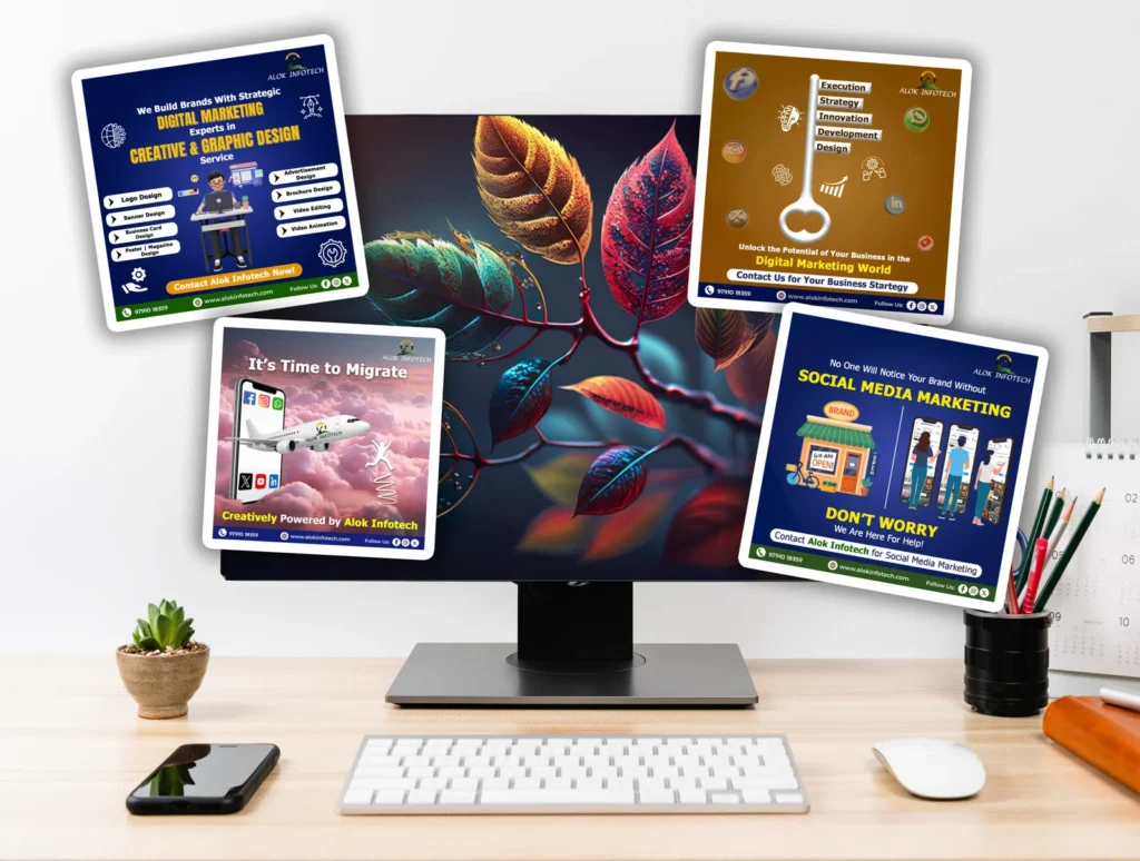 creative poster design for product launches